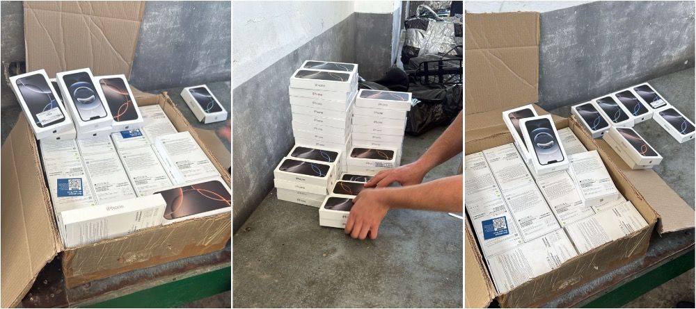 На Львівщині затримали контрабанду майже 150 iPhone вартістю понад 6 мільйонів(фото) На Львівщині затримали контрабанду майже 150 iPhone вартістю понад 6 мільйонів(фото)