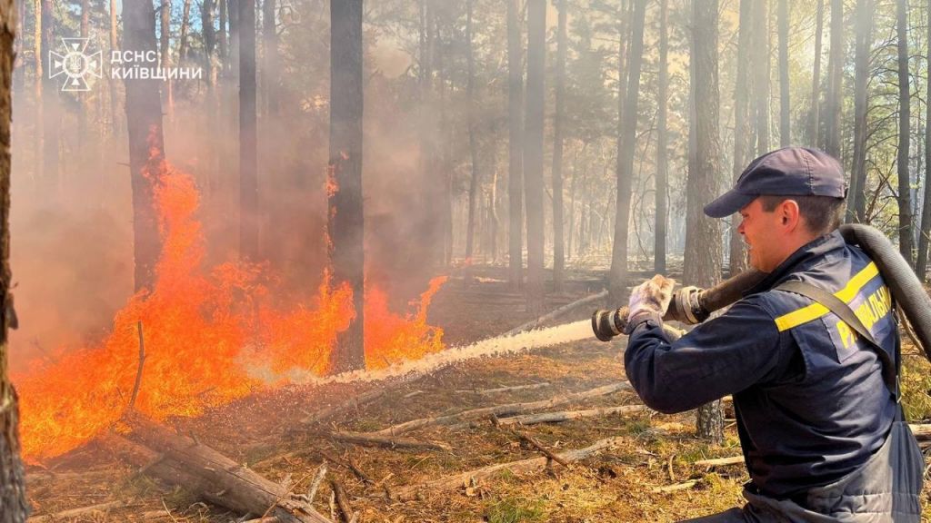 Масштабна пожежа в Зоні відчудження: вітер поширює вогонь(фото) Масштабна пожежа в Зоні відчудження: вітер поширює вогонь(фото)