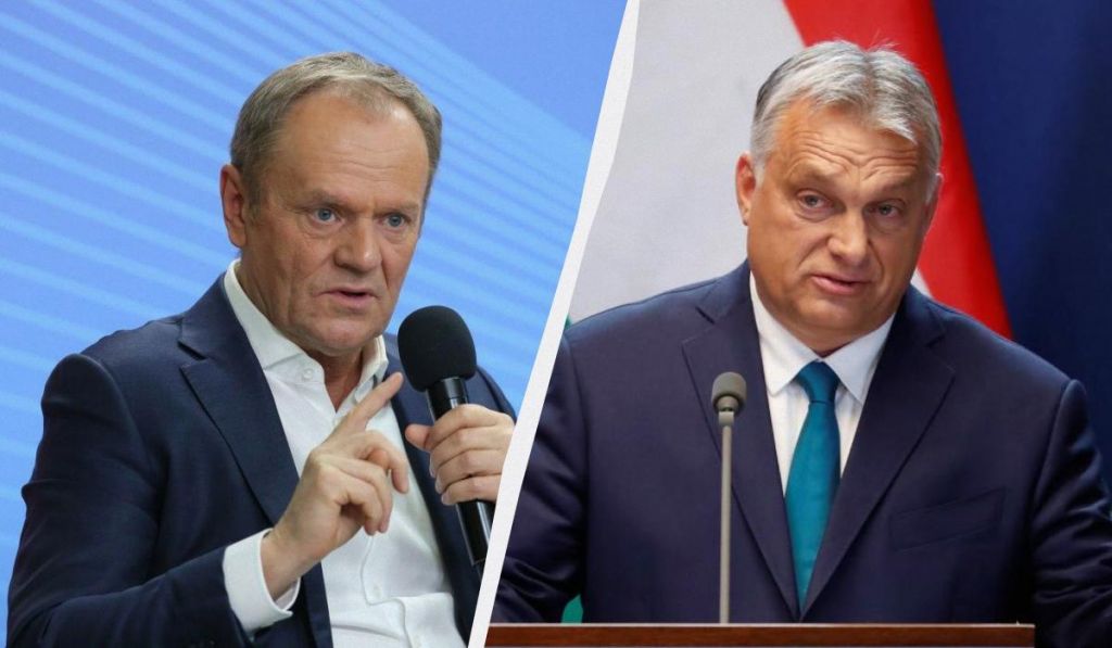 "Він зачарований Москвою": Туск звинуватив Орбана в наслідуванні Путіна "Він зачарований Москвою": Туск звинуватив Орбана в наслідуванні Путіна