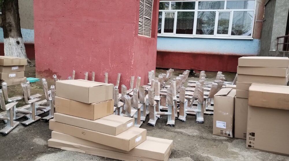 Зруйнований російськими ракетами ліцей в Аккермані отримав важливу допомогу від ЮНІСЕФ Зруйнований російськими ракетами ліцей в Аккермані отримав важливу допомогу від ЮНІСЕФ