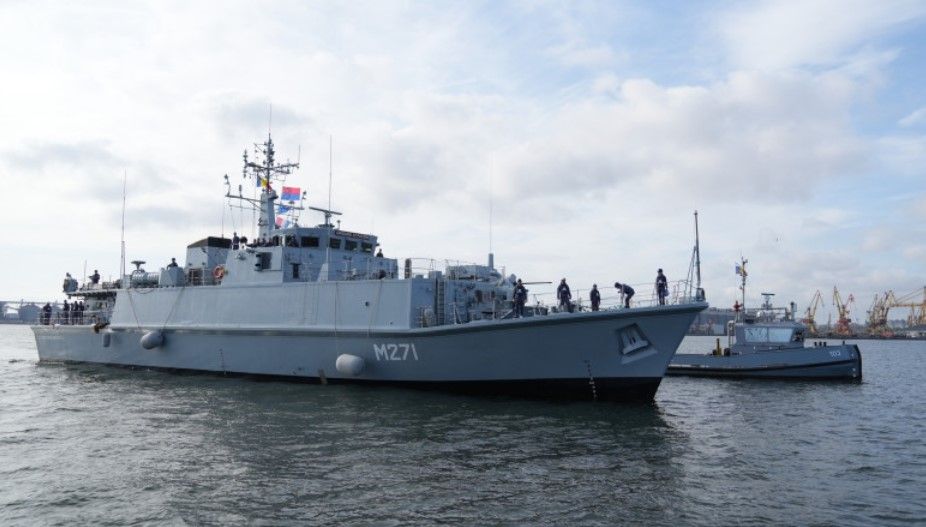 Румунія придбала ще одне судно для виявлення та знешкодження мін у Чорному морі Румунія придбала ще одне судно для виявлення та знешкодження мін у Чорному морі