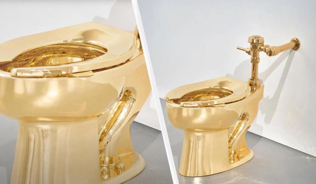 У США за шалену суму піде з молотка унітаз зі 100 кг золота: хто його власник У США за шалену суму піде з молотка унітаз зі 100 кг золота: хто його власник