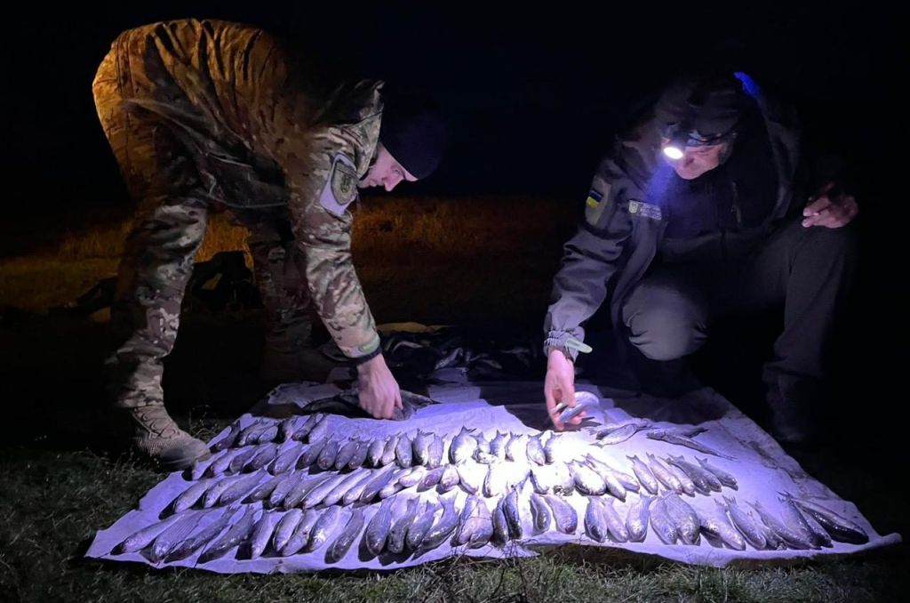 На Тузловських лиманах браконьєр наловив риби на понад 8 мільйонів гривень (фото) На Тузловських лиманах браконьєр наловив риби на понад 8 мільйонів гривень (фото)