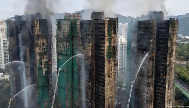 Китай після пожежі у Гонконзі оголосив перевірку пожежної безпеки у всіх хмарочосах країни Китай після пожежі у Гонконзі оголосив перевірку пожежної безпеки у всіх хмарочосах країни