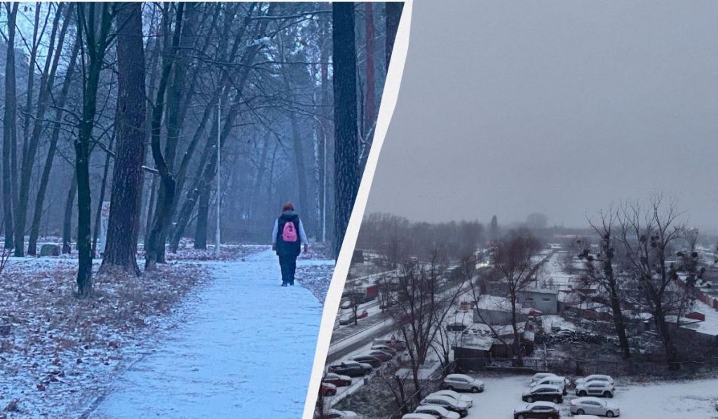 Київ засипало першим снігом (фото) Київ засипало першим снігом (фото)