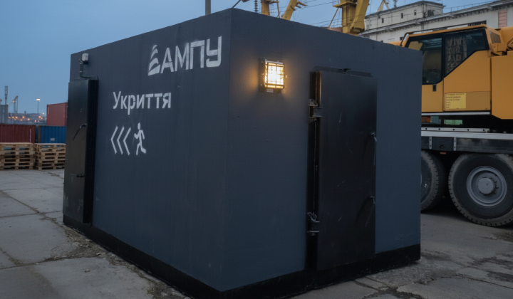Понад 50 мобільних укриттів з’явилися в портах Одеси та Миколаєва: як захищають працівників Понад 50 мобільних укриттів з’явилися в портах Одеси та Миколаєва: як захищають працівників