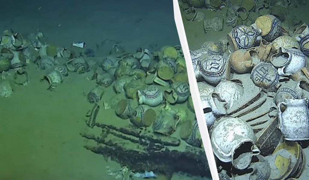 На дні Середземного моря знайшли "капсулу часу" - неушкоджений вантаж торгівельного судна На дні Середземного моря знайшли "капсулу часу" - неушкоджений вантаж торгівельного судна