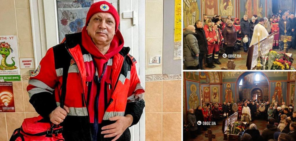 Звуки серен та земля із Херсонщини: у Києві попрощались із медиком, якого вбила Росія Звуки серен та земля із Херсонщини: у Києві попрощались із медиком, якого вбила Росія