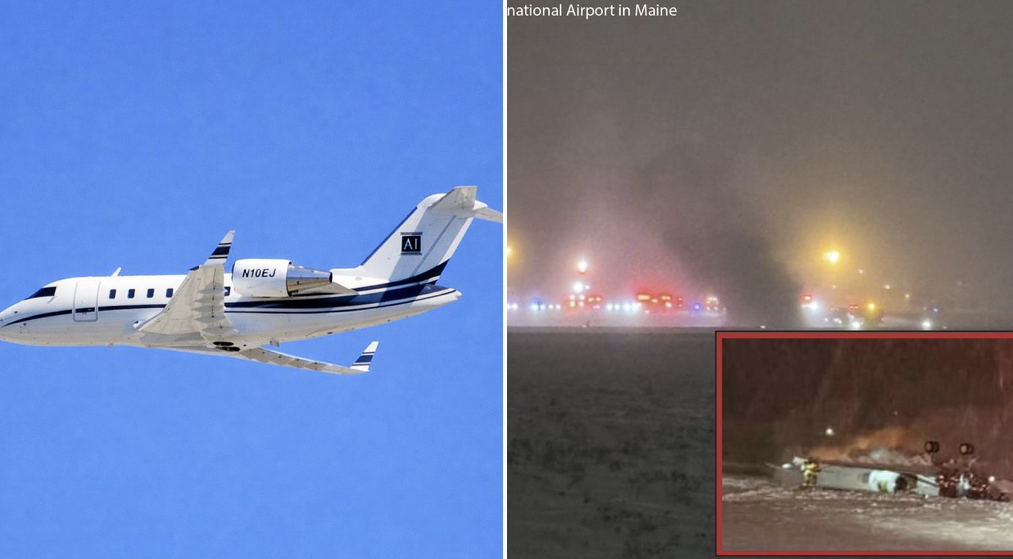 У США на тлі зимового шторму розбився приватний літак з 8 людьми на борту У США на тлі зимового шторму розбився приватний літак з 8 людьми на борту