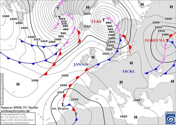Циклон Doreena принесе кардинальну зміну погоди Циклон Doreena принесе кардинальну зміну погоди