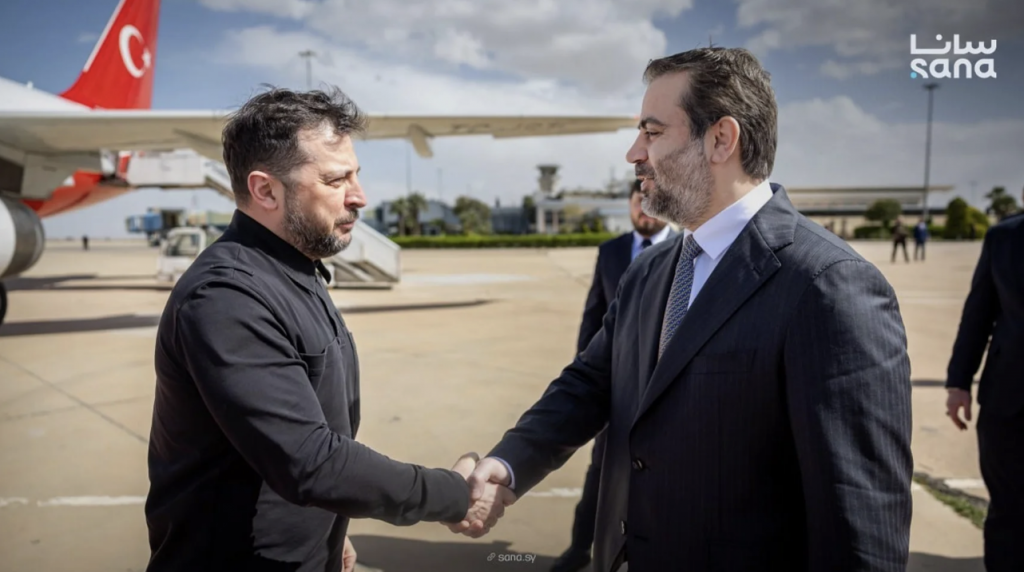 Зеленський уперше прибув до Сирії Зеленський уперше прибув до Сирії