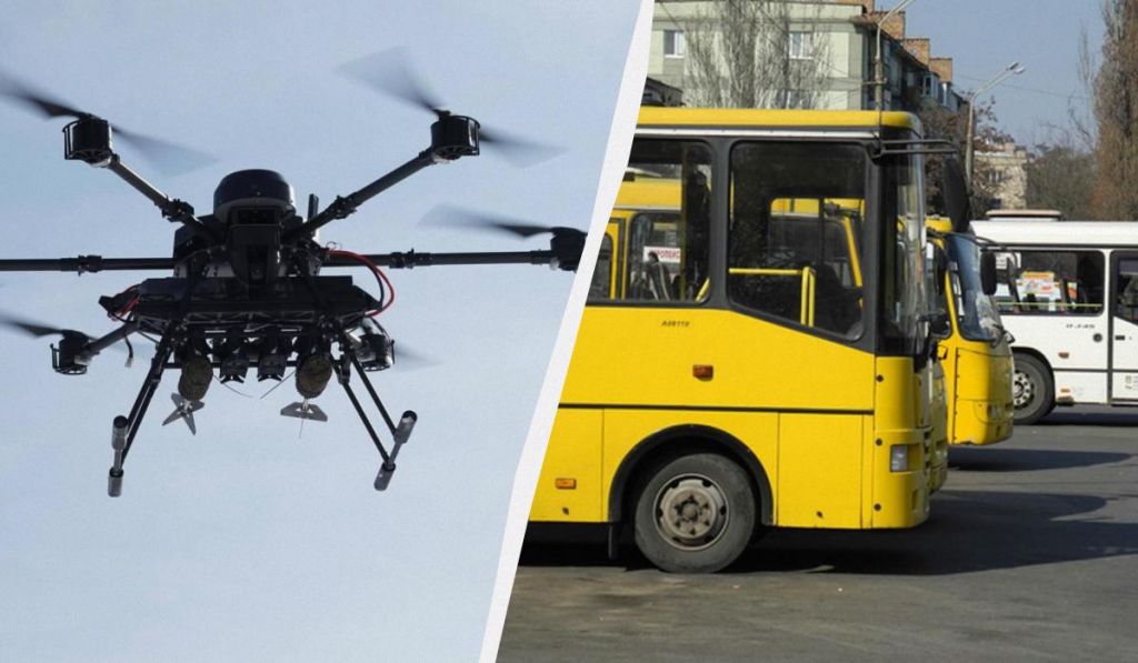 Росіяни вдарили дроном по маршрутці у Нікополі: є загиблі та багато поранених Росіяни вдарили дроном по маршрутці у Нікополі: є загиблі та багато поранених