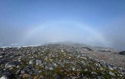 Українські полярники зафіксували білу веселку Українські полярники зафіксували білу веселку