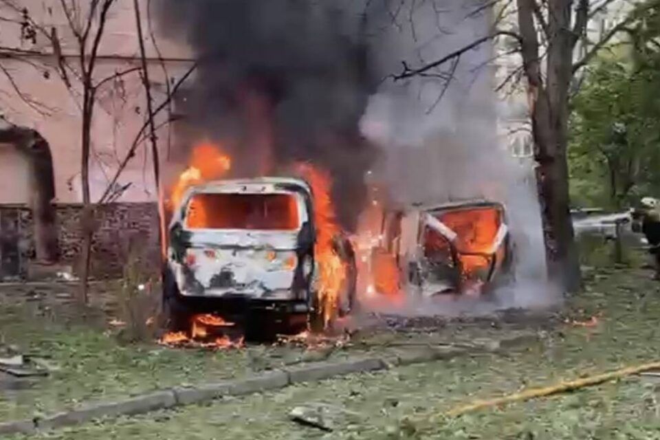 Вдень 13 травня росія атакувала Одесу, є постраждалі Вдень 13 травня росія атакувала Одесу, є постраждалі