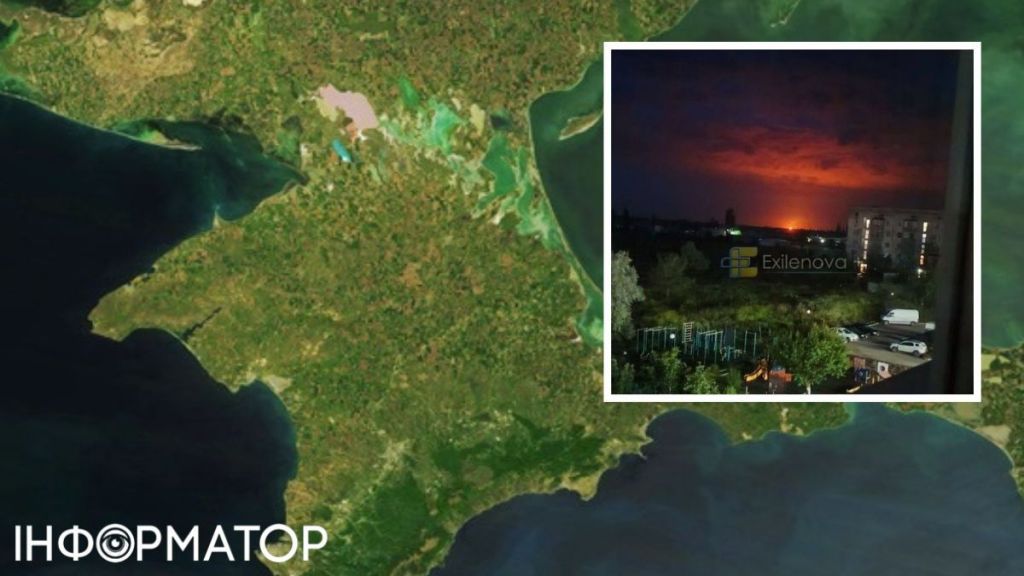 У Криму палають Таврійська ТЕС, газорозподільна станція та нафтобаза - дані NASA FIRMS У Криму палають Таврійська ТЕС, газорозподільна станція та нафтобаза - дані NASA FIRMS