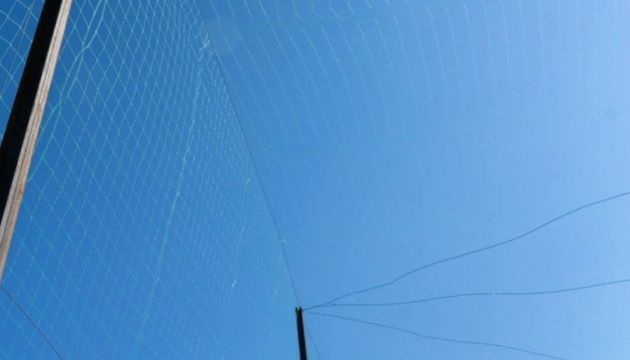 У Запоріжжі встановлюють антидронові сітки на мостах(фото) У Запоріжжі встановлюють антидронові сітки на мостах(фото)