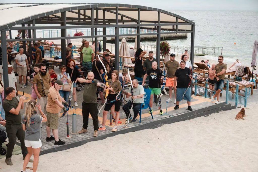 На узбережжі Одеси пройшли змагання серед ветеранів(фото) На узбережжі Одеси пройшли змагання серед ветеранів(фото)