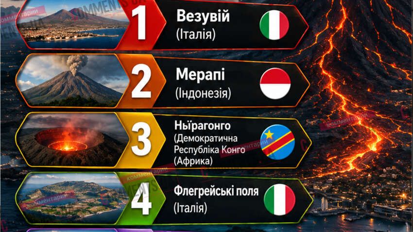 Життя мільйонів людей під страшною загрозою: ці 7 небезпечних вулканів краще уникати (ІНФОГРАФІКА) Життя мільйонів людей під страшною загрозою: ці 7 небезпечних вулканів краще уникати (ІНФОГРАФІКА)