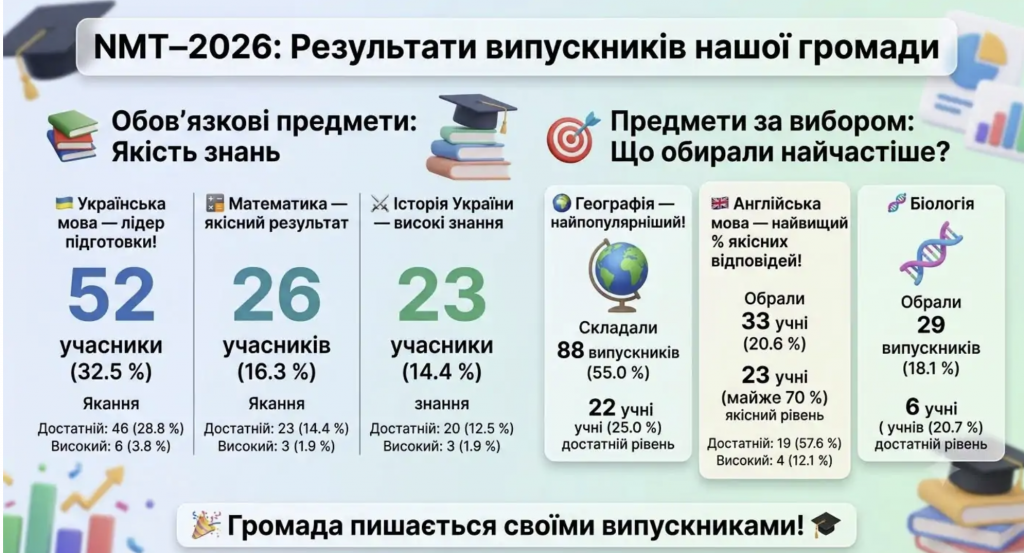 Випускниця з Арцизької громади отримала 200 балів з англійської мови на НМТ-2026(фото) Випускниця з Арцизької громади отримала 200 балів з англійської мови на НМТ-2026(фото)