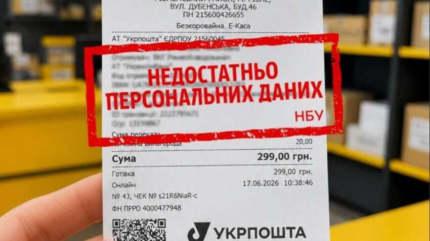 Не викидайте чеки: «Укрпошта» відтепер друкуватиме податкові номери та повні дані клієнтів Не викидайте чеки: «Укрпошта» відтепер друкуватиме податкові номери та повні дані клієнтів