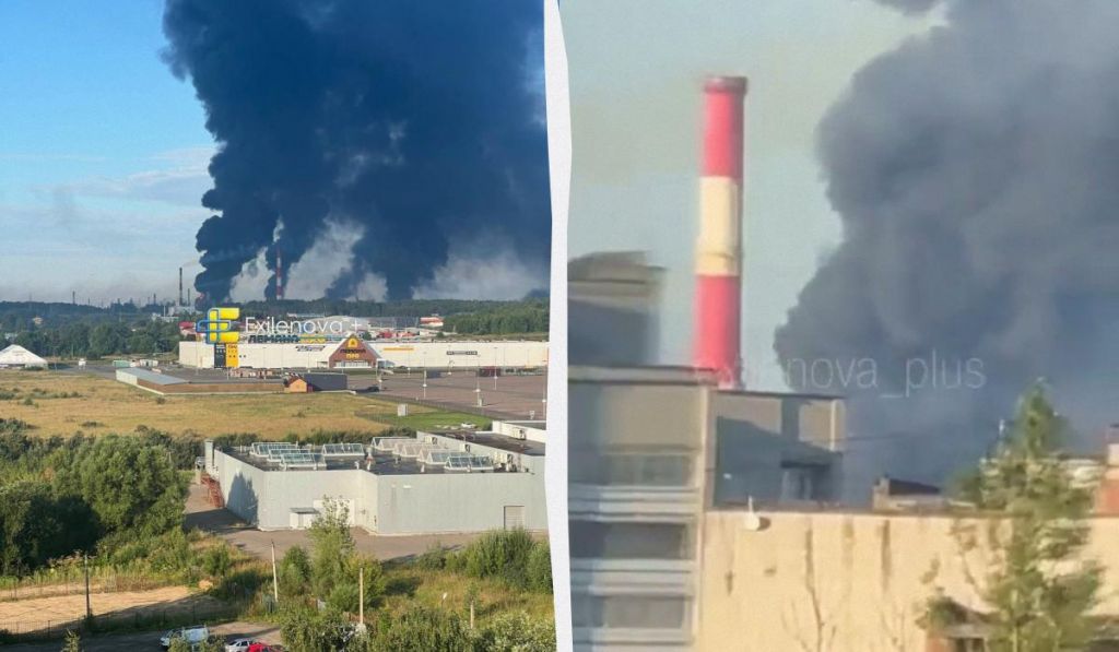 У Ярославлі після атаки дронів горить один із найбільших російських НПЗ У Ярославлі після атаки дронів горить один із найбільших російських НПЗ