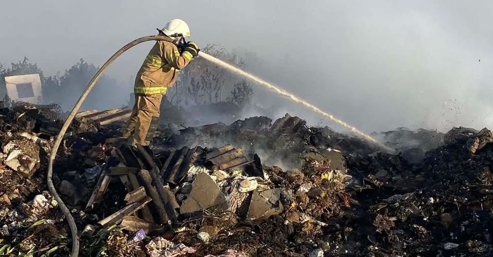 В Ізмаїльському районі горіло сміттєзвалище В Ізмаїльському районі горіло сміттєзвалище