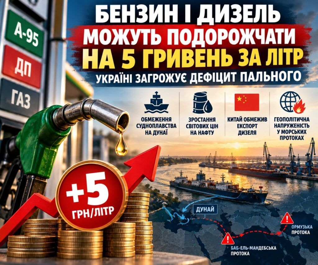 Ціни на пальне для одеситів можуть зрости на 5 гривень через обміління Дунаю Ціни на пальне для одеситів можуть зрости на 5 гривень через обміління Дунаю
