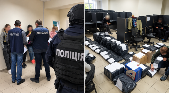 У Миколаєві викрили шахрайський кол-центр: 16 затриманих, організаторам повідомлено про підозру за ст. 255-4 — загрожує до 12 років ув'язнення(фото) У Миколаєві викрили шахрайський кол-центр: 16 затриманих, організаторам повідомлено про підозру за ст. 255-4 — загрожує до 12 років ув'язнення(фото)