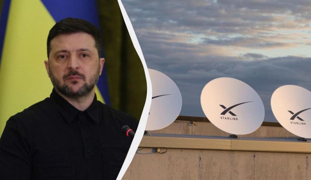 Швидкість військової версії Starlink для України досі обмежена, - Зеленський Швидкість військової версії Starlink для України досі обмежена, - Зеленський
